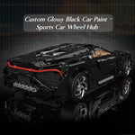 Bugatti Remote Control Supercar Building Set – Motorized Technical Model with App Control & Moving Functions
