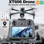 XIAOMI NEW XT606 GPS Drone 8K HD Professional dual camera 5G WIFI FPV Obstacle Avoidance Brushless RC Quadcopter Dron toy MIJIA