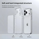 Luxury Hybrid Transparent Shockproof Phone Case For iPhone 17 Pro Max 17 Air 17Pro Max Clear Hard Acrylic Protective Back Cover