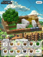 Magnetic Building Blocks Mine World Magnet Cube Set for Boy Girl Kid Age 3+ DIY Pixel style Model Base plate STEM Toy Baseplate