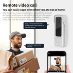 2024 New electronic doorbell. 100 degree wide-angle lens, Supports cloud storage function, Ultra-low power consumption