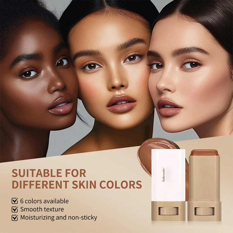 6Color Tinted Foundation Cream Stick Waterproof Lasting Oil-control Cover Acne Makeup Smooth Moisturize Concealer Serum Balm