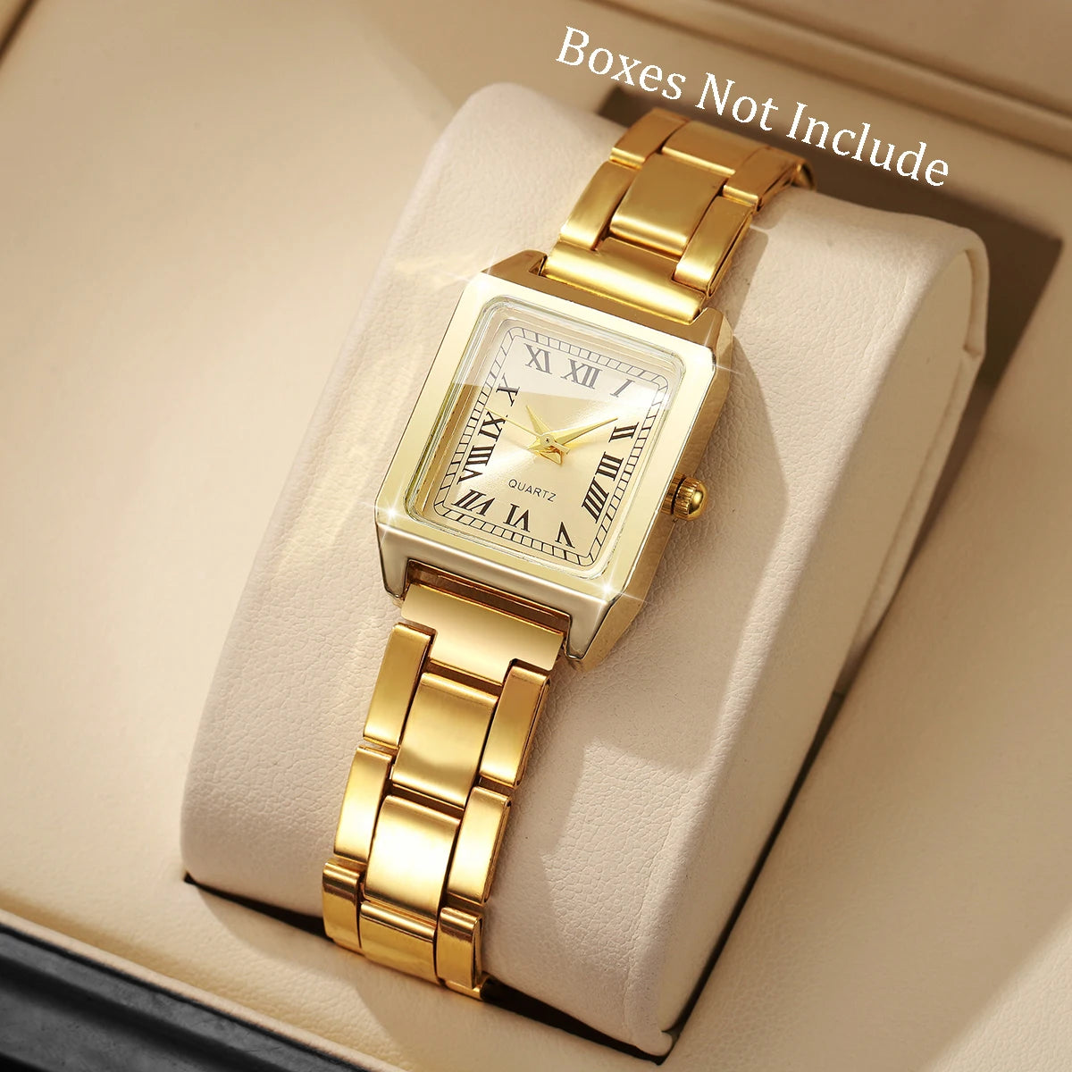 1/2PCS Fashion Square Dial Women Watches Ladies Quartz Wristwatches Girls Clock Reloj Mujer（Without Box）