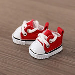 For Ropa LABUBU 15/17cm Cotton Dolls Shoes Toys Casual Sports Canvas Shoes Martin Boots Dolls Accessories for labubu outfits