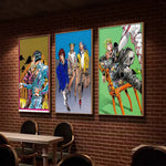Anime JOJO Bizarre Adventure Retro Poster Canvas Wall Art Printing Waterproof Home Living Bed Room Bar Hallway Aesthetic Decor