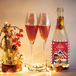 Multiple Styles Christmas Wine Bottle Label Stickers Santa Claus Xmas Tree Merry Christmas New Year Party Gift DIY Decorations