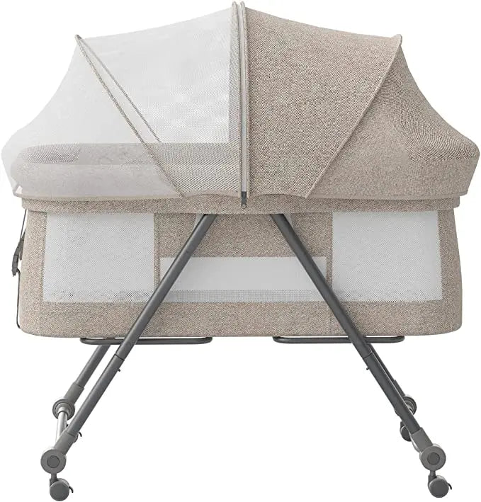 Lit Parapluie Bébé UBRAVOO avec Matelas & Roues Silencieuses