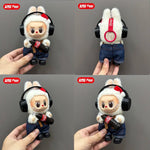 Clothes for Clothes Doll DIY Accessories Pull Cloth Cola Happiness Factor Labubu Clothes Set Doll Outfit Have Shoes