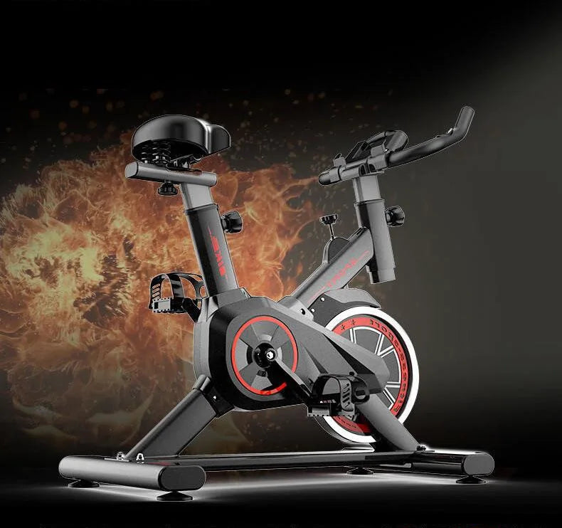 Ultra-Silent Indoor Fitness Bike For Weight Loss Home Use Steel Metal Gym Magnetic Brake System Spinning Bike