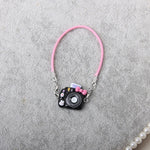 Doll Clothes For 17CM Labubu Capibara Set Jumpsuit Kawaii Headwear Camera 3PCS/Pack Plush Cotton Doll Dress Up Game Decoration