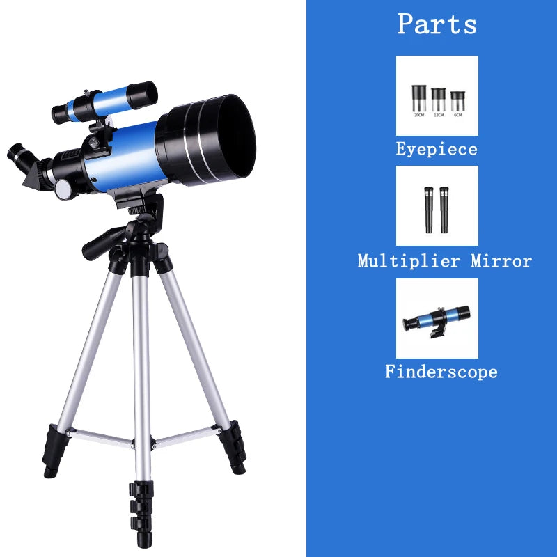 150X Zoom HD Star Moon Professional Astronomical Telescope Space Long Range Binoculars Powerful Monocular with Night Vision