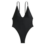 Sleeveless Bodysuit Rompers Fashionable And Comfortable Fashionable And Sexy Sexy Deep V Swimsuit