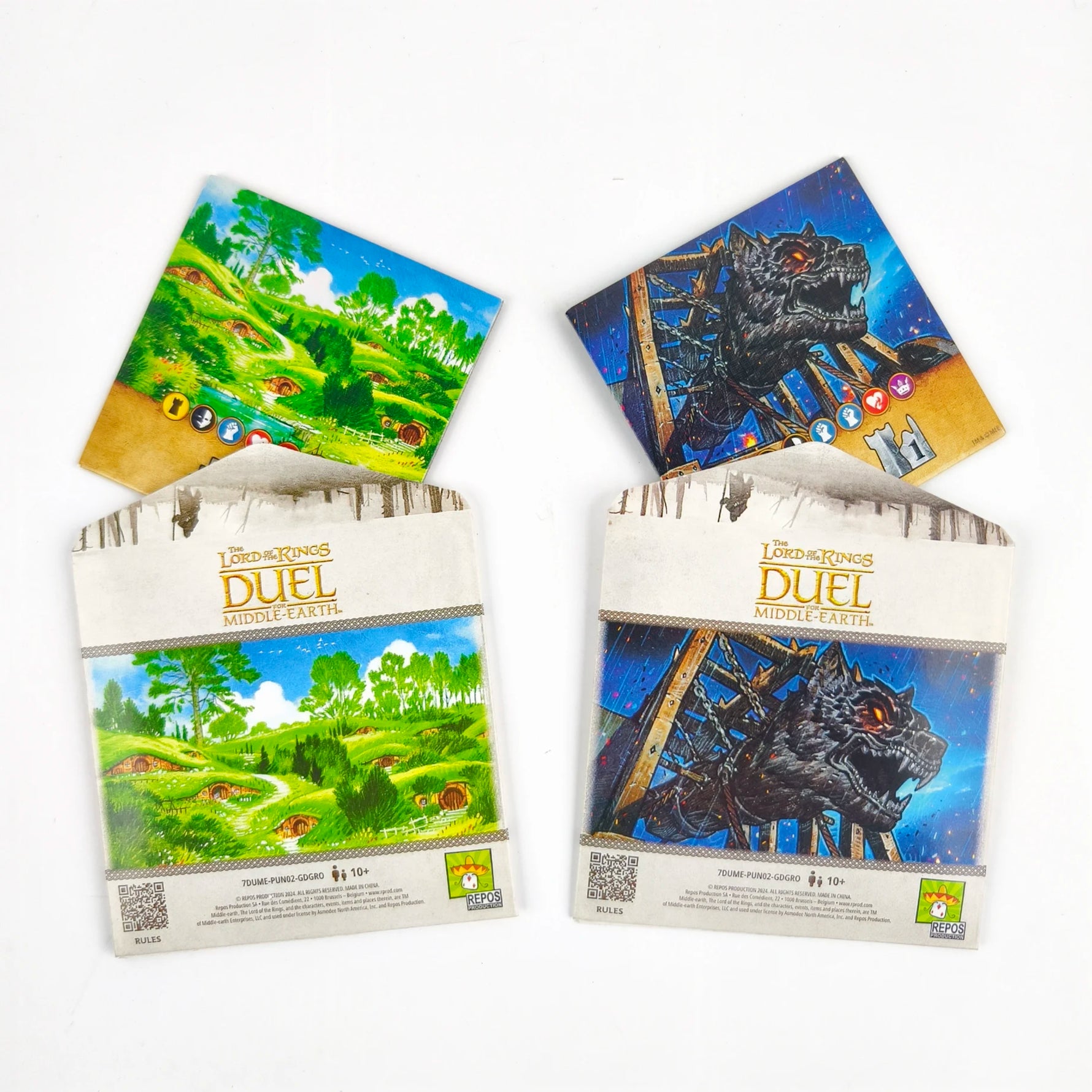 Repos Production | The Lord of the Rings : Duel for Middle-Earth | Board Game | Ages 10+ | 2 Players | 30 Minutes Playing Time