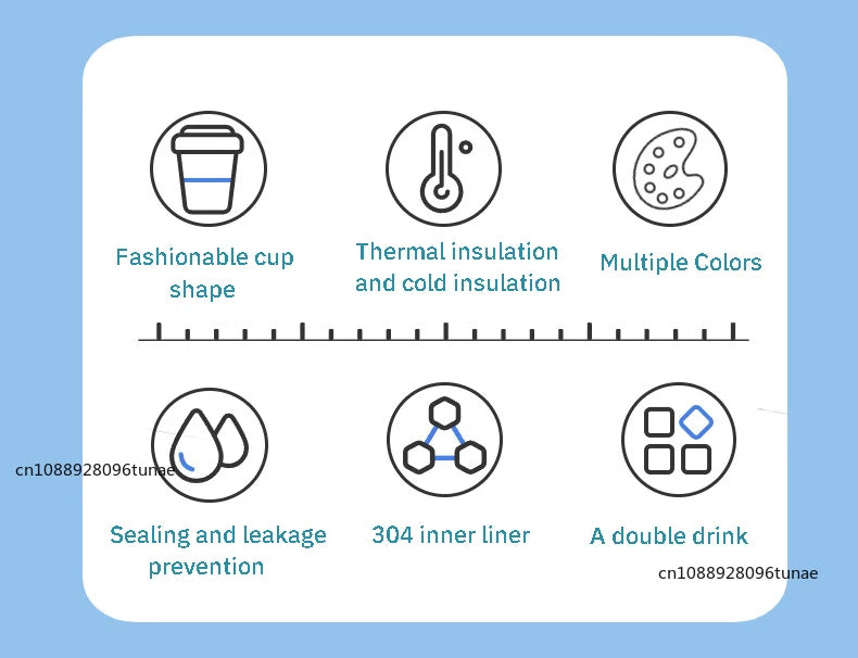 Tyeso 600/750/900ML Car Coffee Cup Thermo Bottle with Straw Portable Sport Insulated Vacuum Flask Travel Thermal Water Bottle