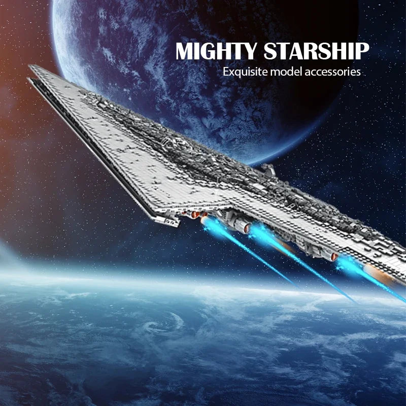 13134 The MOC-15881 Executor Class Star Star Plan Space Wars Dreadnought Building Blocks Bricks Toys Kids Christmas Adults Gifts