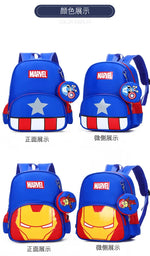 New Children School Bag Boys Girls Spider Man Cartoon Kindergarten Schoolbags Kids Orthopedic Backpacks 4-13 Year