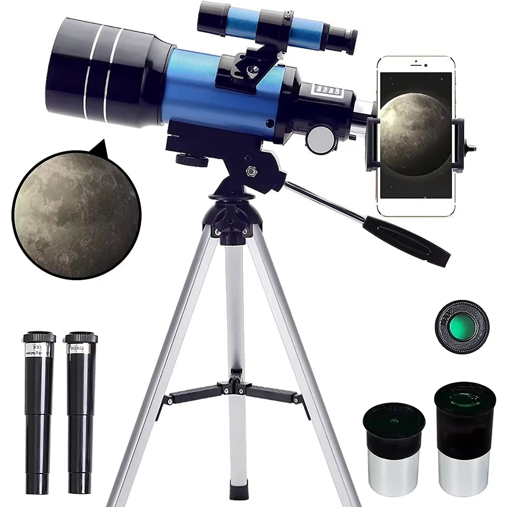 150X Zoom HD Star Moon Professional Astronomical Telescope Space Long Range Binoculars Powerful Monocular with Night Vision