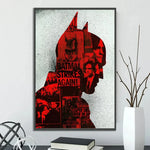 Batman Movie Posters Figures Home Decoration Canvas Painting Wall Art Bedroom Cartoons Decor