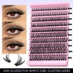 DIY Lash Extension Kit Individual Eyelash Extension Kit Cluster Lashes Kit Lash Glue Remover for Eyelash Extensions Makeup