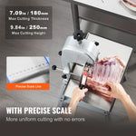 SucceBuy Electric Meat Saw 850W 1800W Stainless Vertical Cutter Commercial Bone Sawing Machine Frozen Meat Slicer for Beef Pork