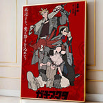 Hot Cool Anime G-Gachiakuta Poster Modern Waterproof HD Wall Art Decal Self-Adhesive Aesthetic Decor For Home Living Room Bedroo