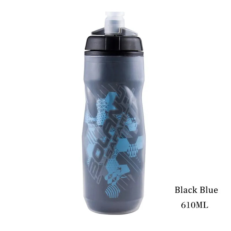 Bolany Bike Water Bottle 600ml Mountain Cycling Water Bottle PP5 Heat-And Ice-protected Bottle Outdoor Sports Cup