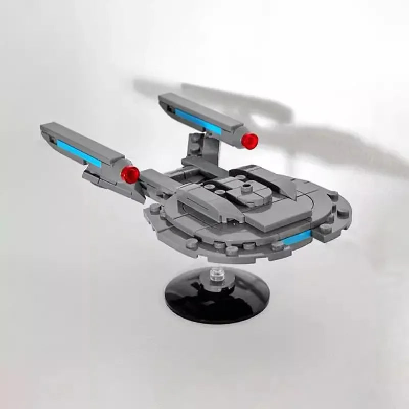 Bricklink Star Movie Starship Enterprise NCC-1701 Discovery Voyager NX-01 Delta MOC Spaceship Sets Building Blocks Kid Toys Gift