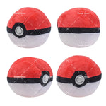 TAKARA TOMY  Pokemon 4PCS Poké Ball Stuffed Toy Plush Doll Pocket Monster Children's Toy Pokemon Plush Pendant Kids Gifts