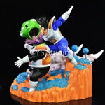21cm/8.26in Anime Dragon Ball Z Figure Vegeta vs Guldo Action Figure Ginyu Force Statue Collectible Model Toys Gift