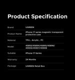 UGREEN Magnetic Case for iPhone 17 Pro Cases Shockproof Cover for iPhone 17 16 15 14 Pro Air 17pro max for Magsafe Macsafe Case