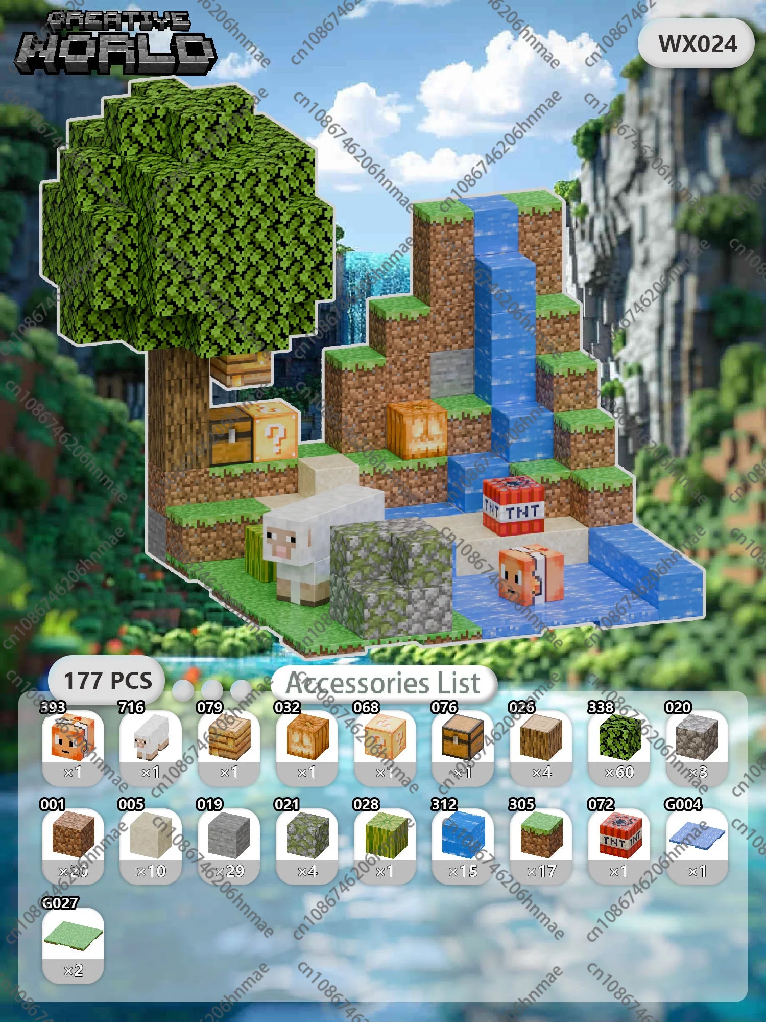 Magnetic Building Blocks Mine World Magnet Cube Set for Boy Girl Kid Age 3+ DIY Pixel style Model Base plate STEM Toy Baseplate