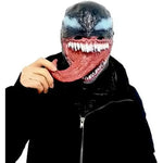 New Superhero Venom 3 Long Tongue Mask Cosplay Latex Masks Horror Party Helmet Props Supplies Novelty Masks Christmas Halloween