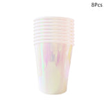 Bat Ghost Disposable Tableware Birthday Party Supplies Skeleton Plate Halloween Party Decoration Supplies