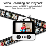 ELECT-Doorbell Camera PIR Motion Detection, Video Intercom Two-Way Audio, NO Wifi/APP, Timbre Con Camara Para Puerta Inalambrico