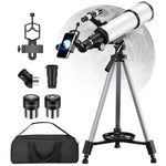 Professional Astronomical Telescope 80500 Monocular 60-150X Zoom HD Night Vision View Moon Star Stargazing Xmas Birthday Gift