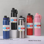 600/800/1000ML Outdoor Thermos Water Bottle Stainless Steel Insulated Cup Keeps Cold and Heat Thermal Mug Travel Vacuum Flasks