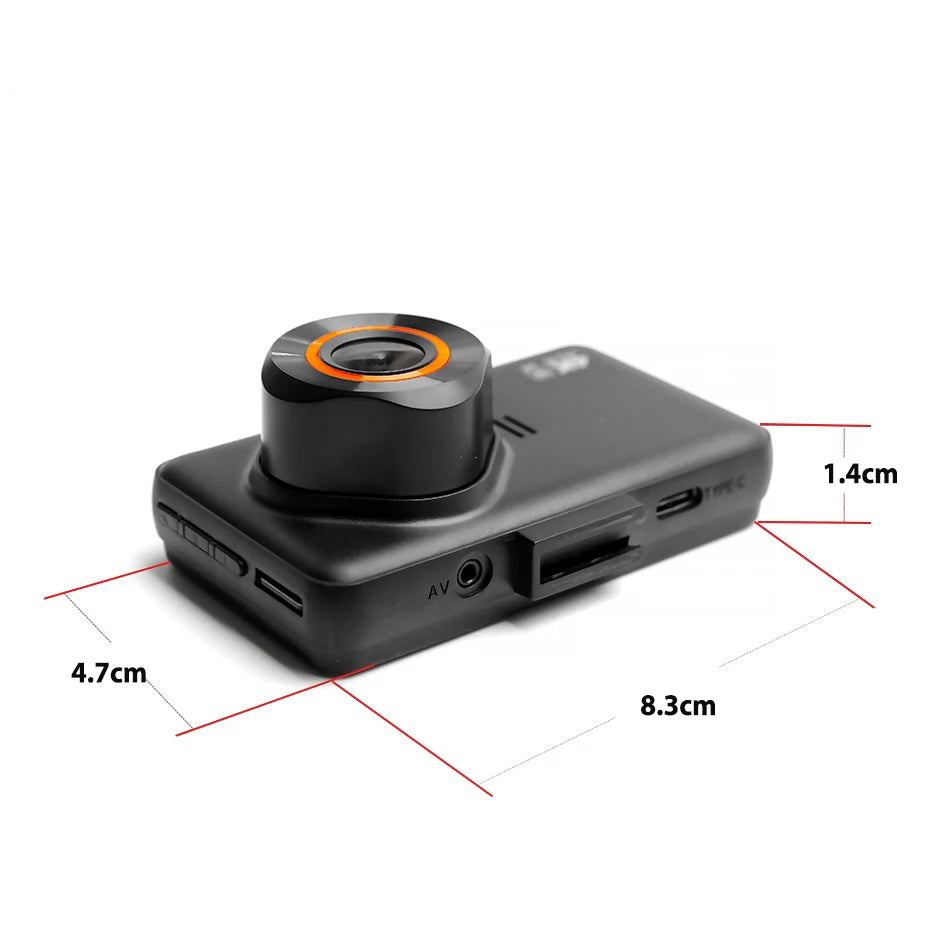 4K+2K Front and Rear Dash Cam Built-in WiFi 3 Inch IPS Car Video Camera WDR Night Vision G-Sensor 24H Parking Mode APP Control