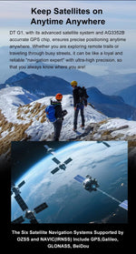 Military Smart Watch DT G1 GPS Track Compass Altimeter Bluetooth Calling 860mAh Battery DTG1 Men Outdoor Sports SmartWatch