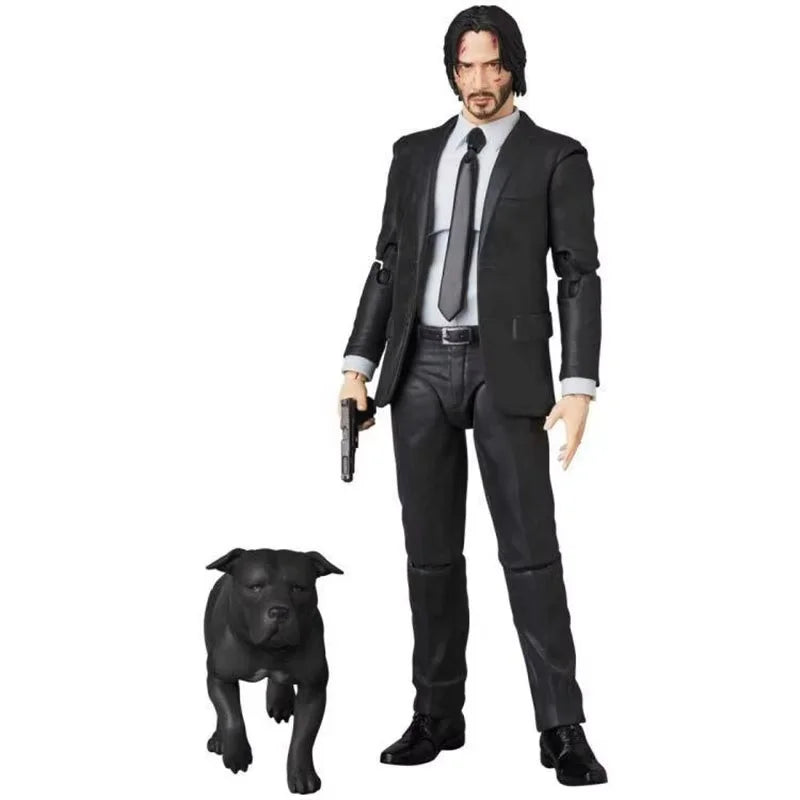 New John Wick Figure Mafex 085 John Wick Chapter 2 Action Figure Collection Model Toys Doll Gifts