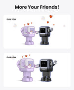 【Korean Plug】UGREEN 65W GaN Charger Robot Design QC 4.0 PPS For Macbook Pro Laptop Tablet iPad iPhone16 15 Pro PD Fast Charger