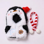 for 17cm Labubu Doll Clothes Fashion Clothes Penguin Snowman Plush Sets Doll Clothes Christmas Dolls Accessories Gifts