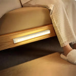 Under Cabinet Dimmable LED Motion Sensor Night Light USB Charging Magnetic Induction Lamp for Bedside, Wardrobe, Stairway