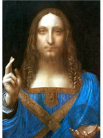 Famous Leonardo Da Vinci Artwork Mona Lisa Salvator Mundi Canvas Painting And Print Poster Wall Art For Living Room Home Decor