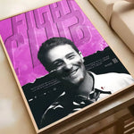 Movie Sticky Fight Club Poster High-definition art sticker Self adhesive waterproof home decoration for living room