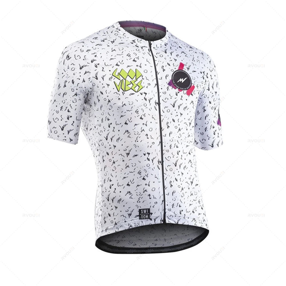 Morvelo-Bicycle Jersey Set, Breathable Bike Uniform, Quick Dry Cycling Clothing, MTB Clothes, Bicycle Shirt