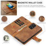 Detachable Magnetic Leather Case for Samsung Galaxy S24 S23 S22 Plus Ultra A14 A24 A34 A54 A53 A15 A35 A55 5G Wallet Card Holder