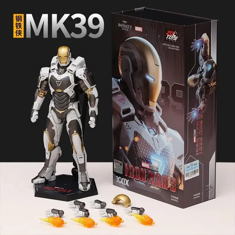 ZD Toys Iron Man Series Blacklash Figures 1/10 MK39 Action Figurines Movie Statue Model Adult Collect Gift