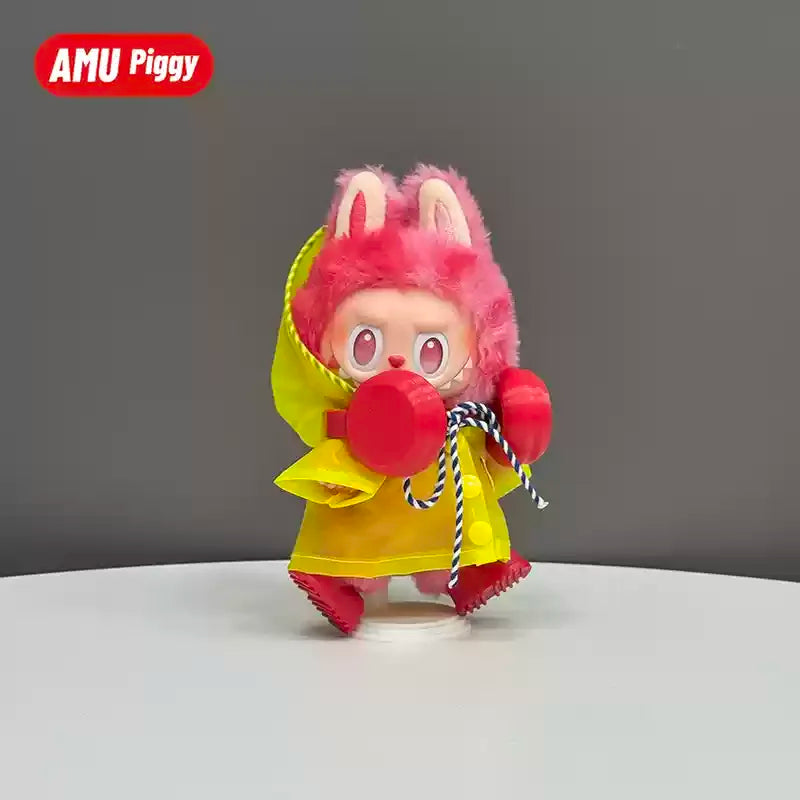 Doll Clothes: Baby Clothes Third Generation, Front High Energy Set, Sitting Party, Macaron,Only clothes