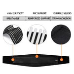 Unisex Adjustable Lower Back Support Waistband Abdomen Trimmer for Weightlifting and Running