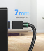 UGREEN CAT8 Ethernet Cable 40Gbps 2000MHz CAT 8 Networking Cotton Braided Internet Lan Cord for PC Laptop PS5 4 RJ45 Cable